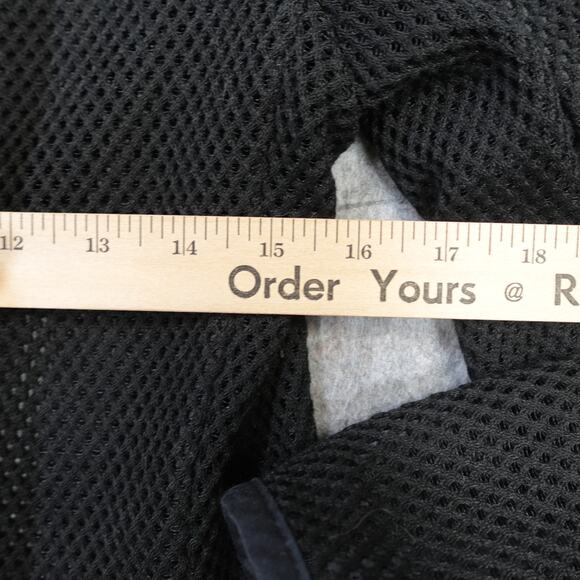Akris Punto Blazer Womens 8 Mesh Open Knit Moto Zip Black Sheer Jacket - Picture 9 of 11